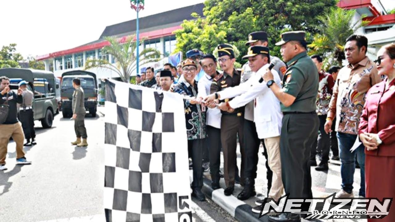 Gubernur Agustiar Sabran Pimpin Pelepasan Bantuan ke Aceh, Sumbar, dan Sumut