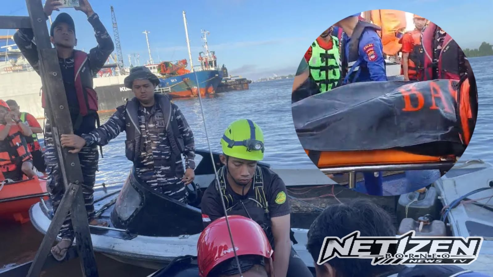 ABK KM Cemara Nusantara 6 Ditemukan Meninggal di Sungai Barito