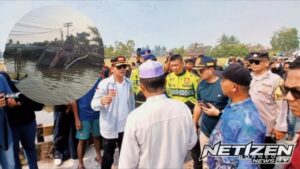Jembatan Mantuil Banjarmasin Ambruk, Truk dan Motor Tercebur ke Sungai