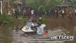 Anggota BPK Tenggelam saat Padamkan Kebakaran di Banjarmasin, Dievakuasi Tim Water Rescue